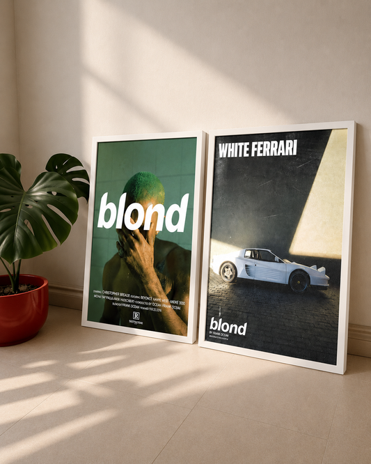 Blond & White Ferrari Frames