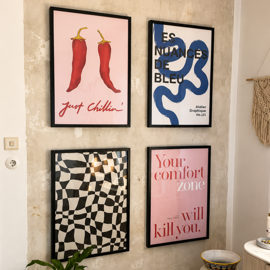 Modern Eclectic Art Frame Set