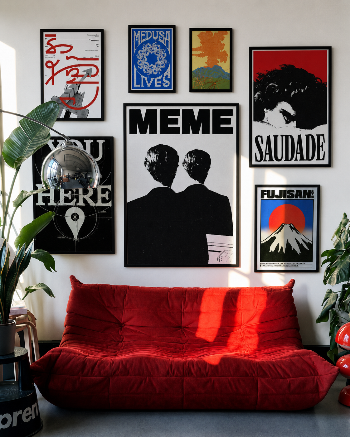 Eclectic Modern Gallery Wall Set