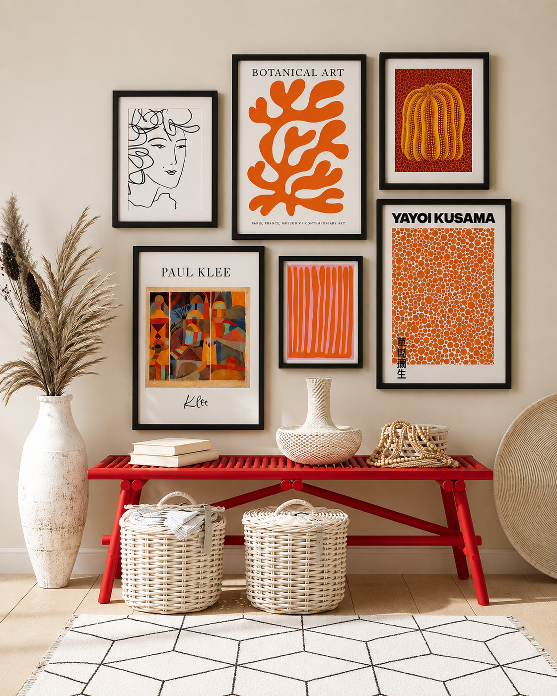 Warm Impressions Gallery Wall Art Set – 6 Pieces