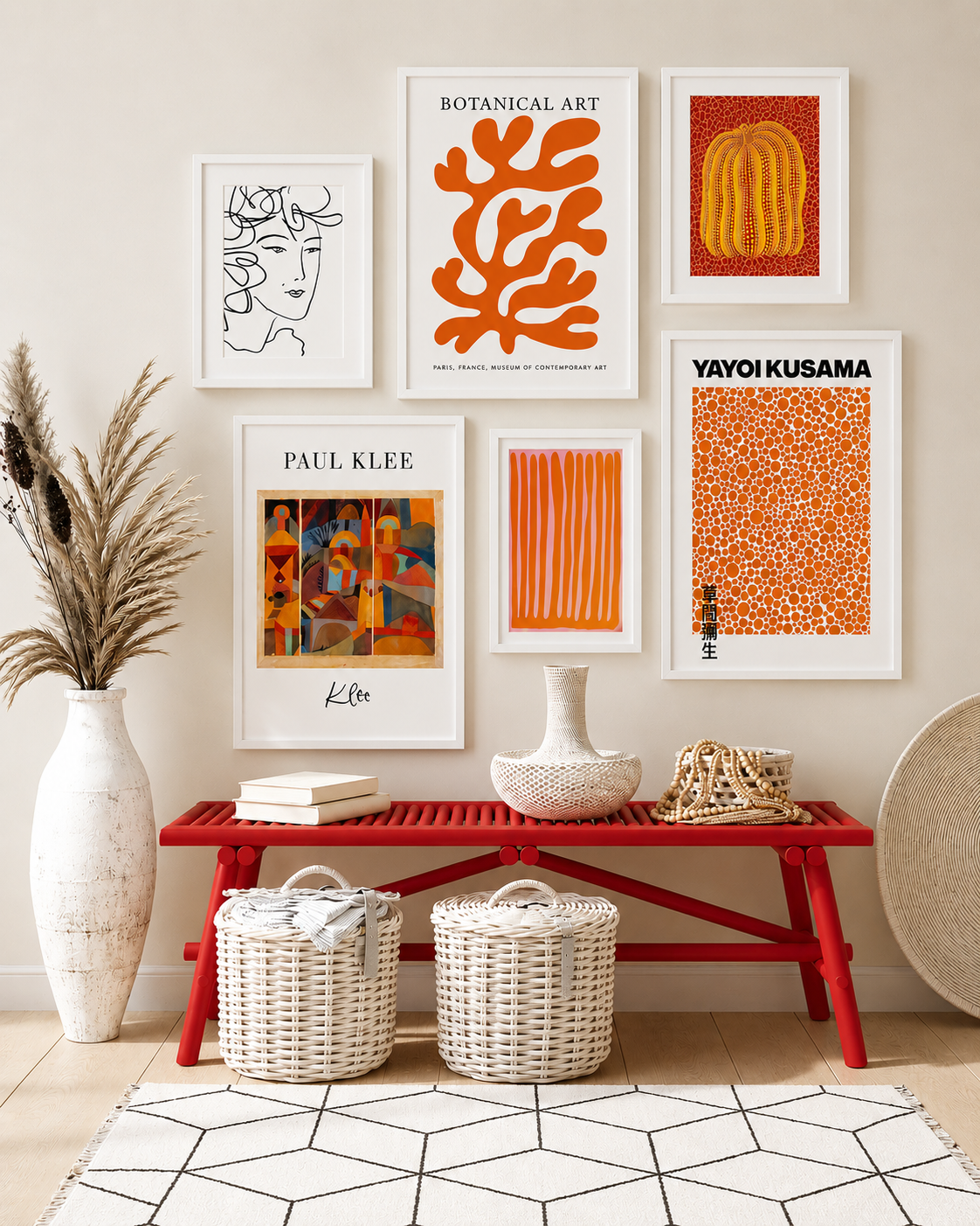 Warm Impressions Gallery Wall Art Set – 6 Pieces