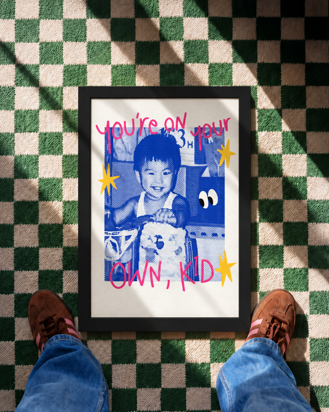 You’re on Your Own, Kid Framed Art Print