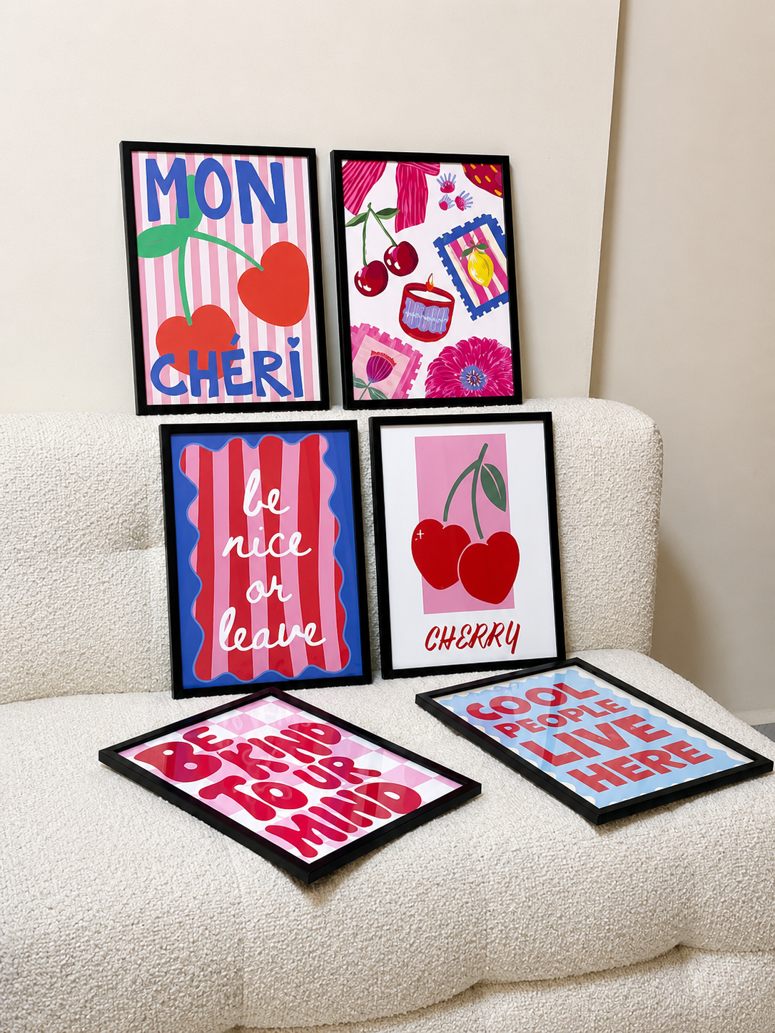 Cherry Collection – Wall Frame Set